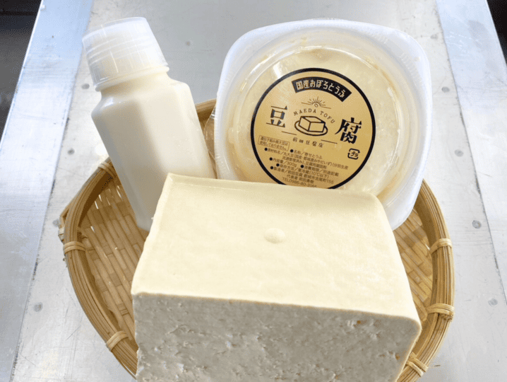 豆腐とおぼろ豆腐と豆乳