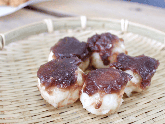 豆腐団子あんこ